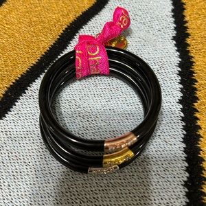 Three Kings Bangles in Black